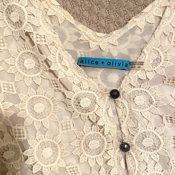 Alice + Olivia peplum blouse - Picture 2 of 3